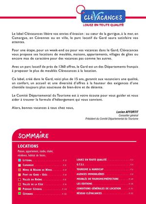 Locations Meublés Clévacances dans le Gard