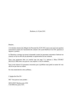 Reprise d'ancienneté pour les CAE passés en contrat CDI