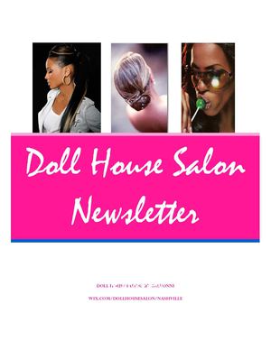 Doll House Salon Newsletter