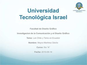Publicidad Lan Chile y Tame