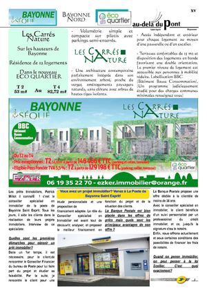Les Carrés Nature Bayonne Le SEQUE Résidence 12 Logements