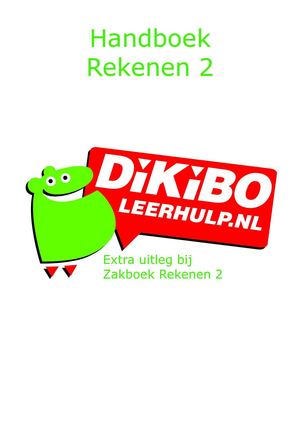 Handboek Rekenen 2