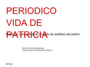 Periodico de vida