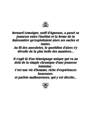 Mémoires de Bernard LEMOIGNE