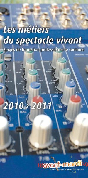 Plaquette Formations 2010-2011