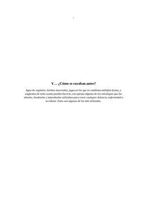 ¿Cómo se curaban antes?