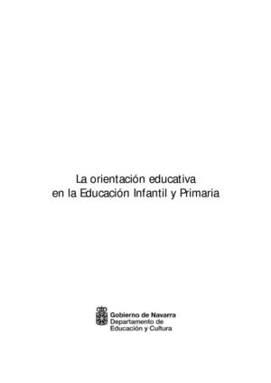 Orientación educativa en infantil y primaria