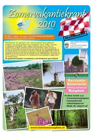 Zomerkrant Toerisme Rucphen 2010