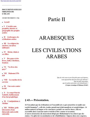 II    Arabesques, les civilisations arabes