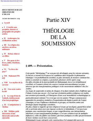 XIV    Théologie de la soumission