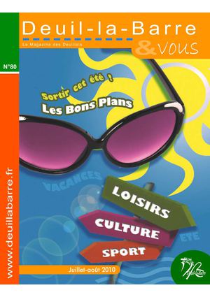 Magazine de Deuil-la-Barre n°80 - Juillet et Août 2010