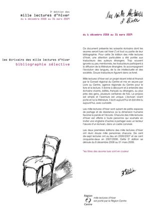 3e édition des mille lectures d'hiver : auteurs lus