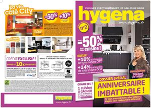 Dépliant anniversaire Hygena Juillet 2010