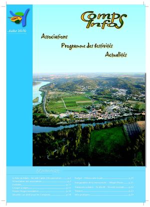 Bulletin municipal Comps juillet 2010