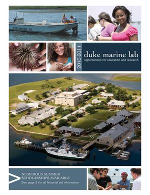 2010 - Duke University Marine Lab