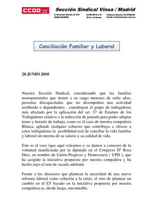 CONCILIACIÓN FAMILIAR Y LABORAL