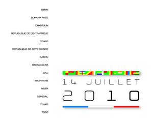 Plaquette VIP du 14 juillet