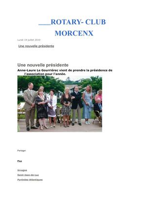 LES FEMMES AU ROTARY