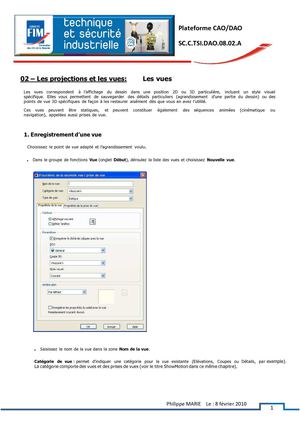 Autocad 3D - Les projections et les vues