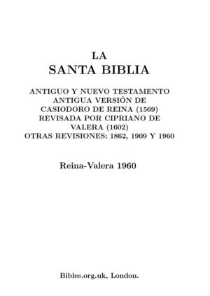 Biblia Reina-Valera 1960