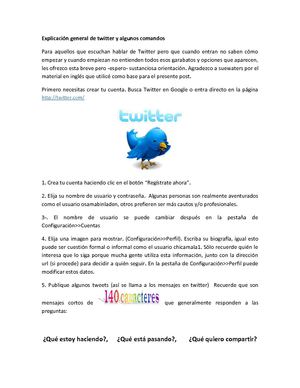 Guía en español de Twitter: funciones básicas, comandos y hashtags