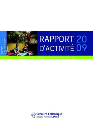Rapport d’Activité 2009
