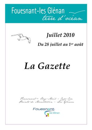 La Gazette du mois de Juillet n°4