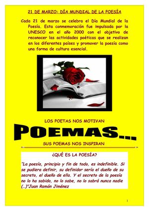21 DE MARZO- POESÍA