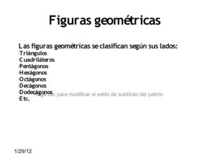 Figuras geométricas