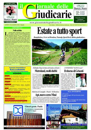 Giornale delle Giudicarie agosto 2010
