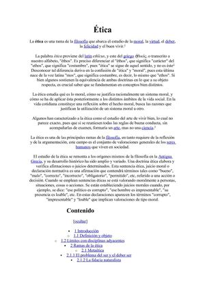 la etica