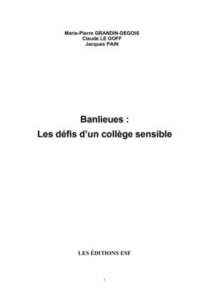 Banlieues: Les défis d'un collège sensible