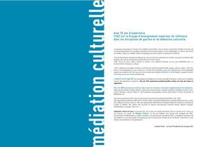 EAC | Formation de Manager de projet culturel - Esarts MC