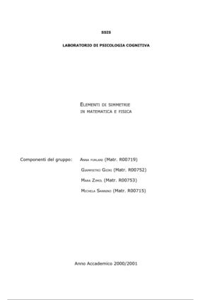 [E Book - ITA - MAT] Le simmetrie in matematica e fisica 2