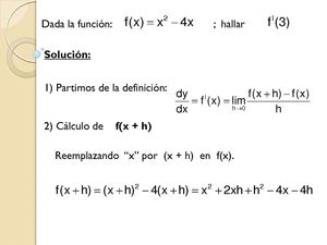 ejercicios derivadas