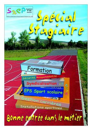 Supplément au bulletin SNEP n° 838 - spécial Stagiaires - Août 2010