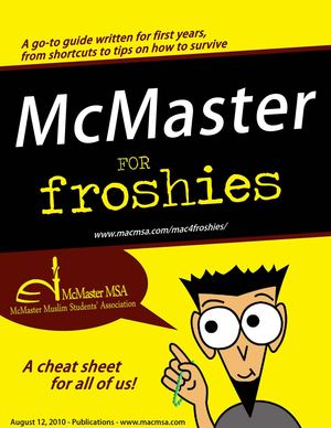 McMaster for Froshies
