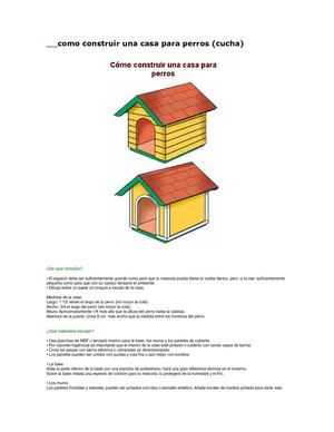 Construir una casa para perro