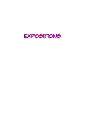 Expositions
