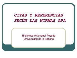 Cómo citar y referenciar según las normas APA