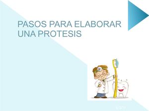 PASOS PARA ELABORAR UNA PROTESIS TOTAL