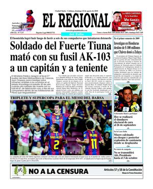 El Regional del Zulia 22-08-2010