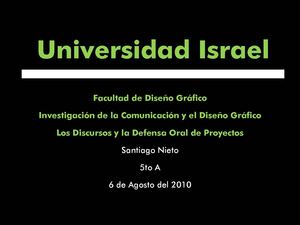 El Discurso y técnicas para una presentación oral