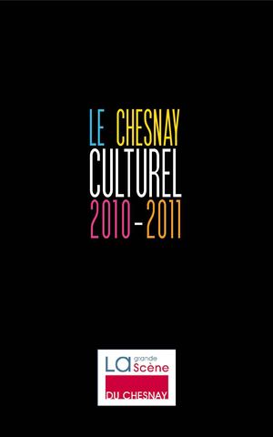 Plaquette culture ville du Chesnay 2010-2011