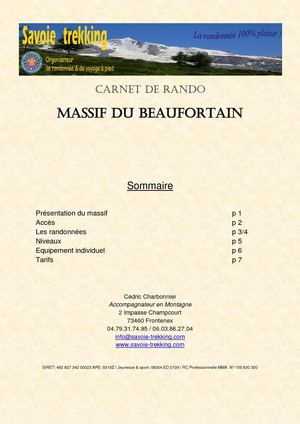 Randonnées accompagnées dans le Beaufortain