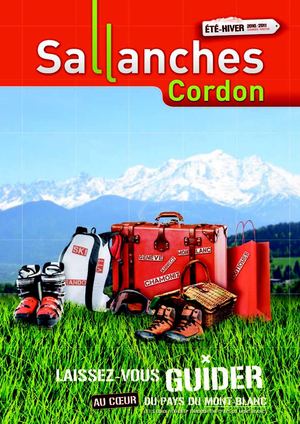 Brochure annuelle Sallanches Cordon 2010