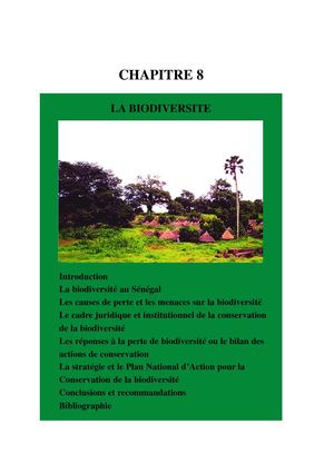 biodivesité du Sénégal