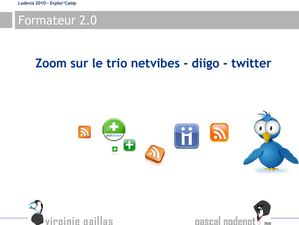un trio au service du formateur 2.0 : netvibes - twitter - diigo