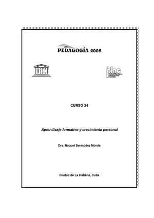 Aprendizaje formativo y crecimiento