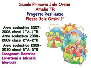 progetto resilienza